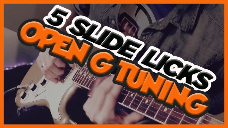 5 Slide Licks In Open G Tuning – Guitar Lesson